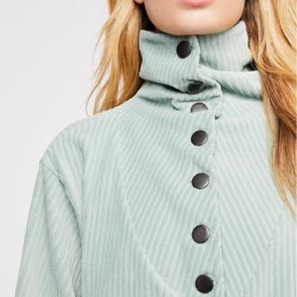 Free People Corduroy Pull Over Serena - Picture 2 of 8